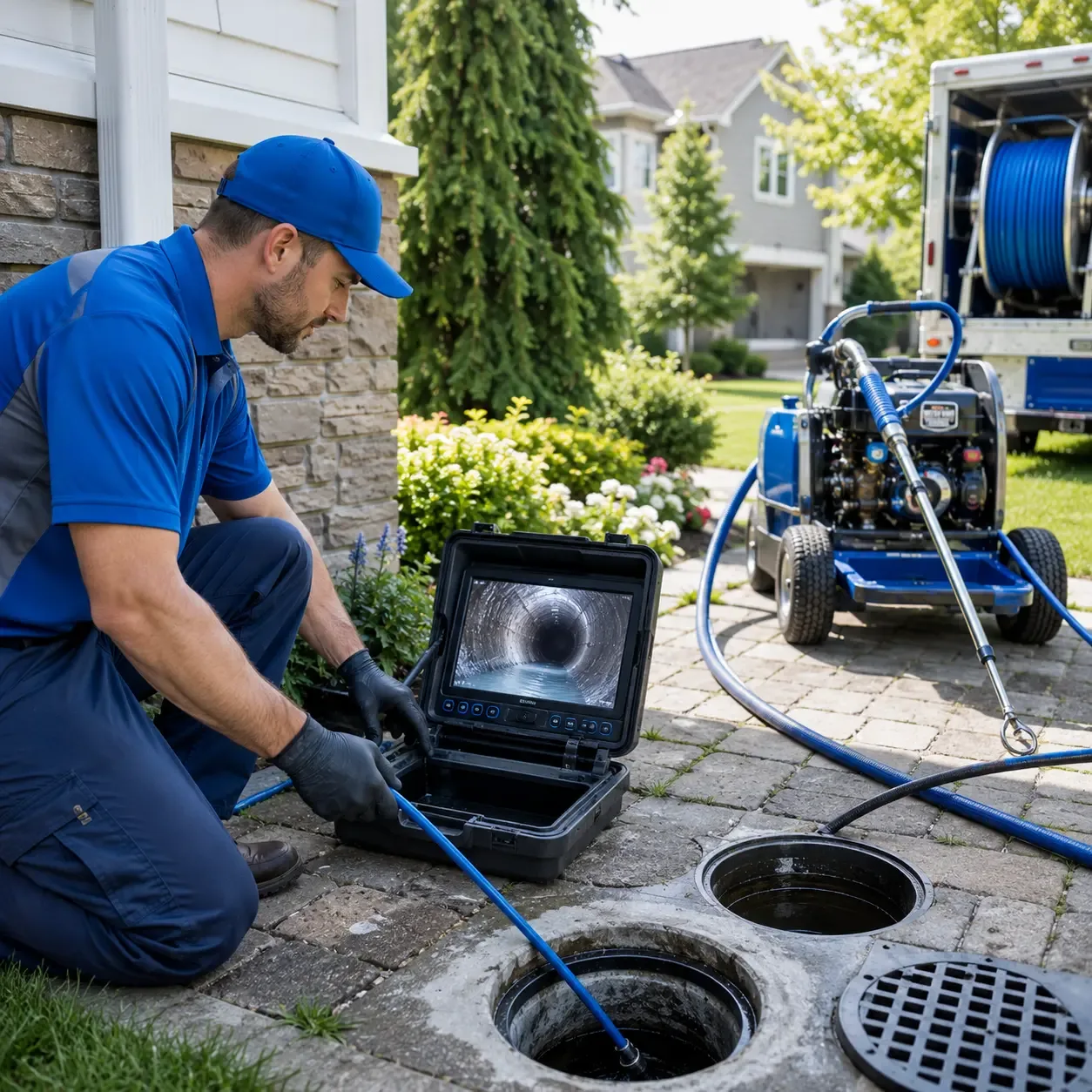 Outdoor drain cleaning professionals serving Carrollton, MI