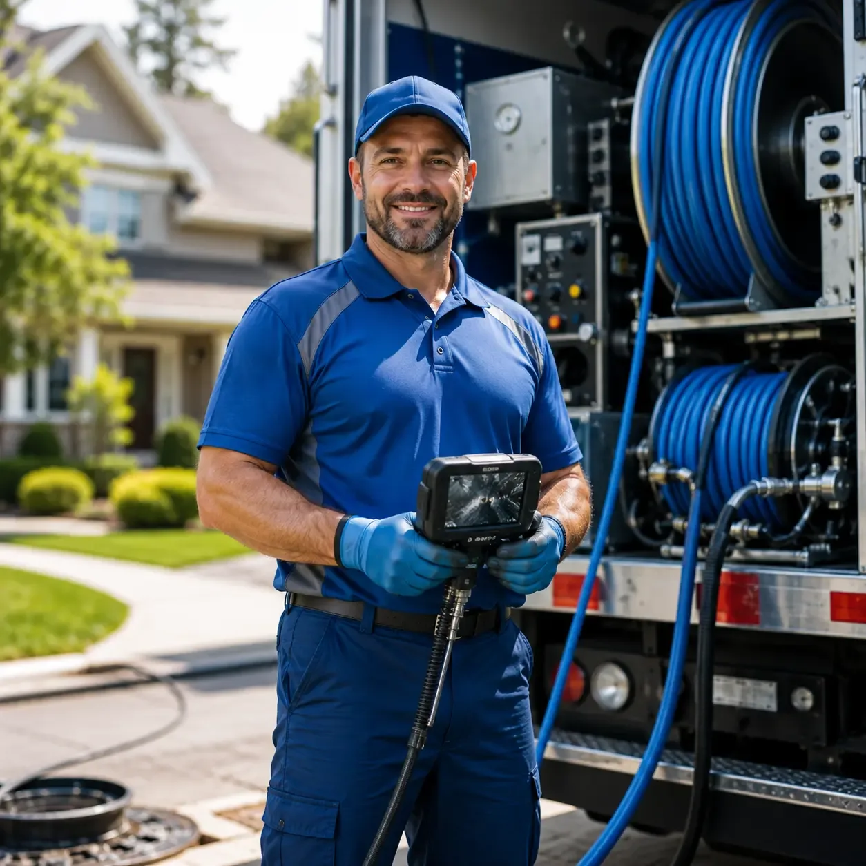 Local outdoor drain cleaning specialists in Carrollton, MI